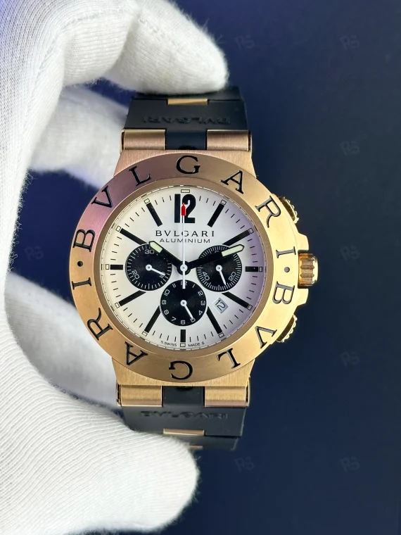 Bvlgari Aluminium Quartz Chronograph ReplikaSaat-radikalsaat