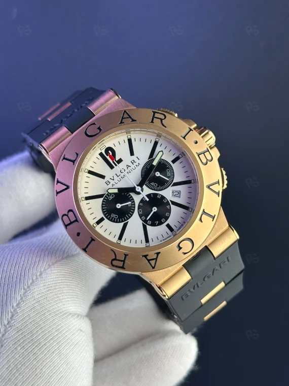 Bvlgari Aluminium Quartz Chronograph ReplikaSaat-radikalsaat
