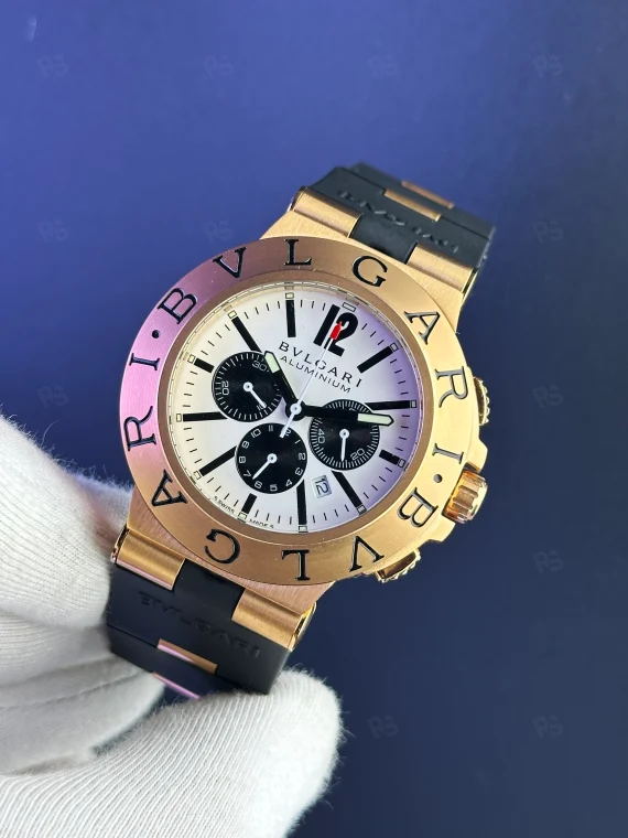 Bvlgari Aluminium Quartz Chronograph ReplikaSaat-radikalsaat