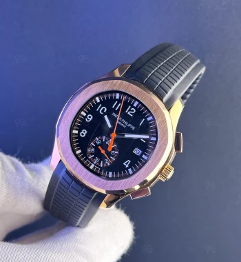 Patek Philippe Aquanat Chronograph Replika - Rose Gold