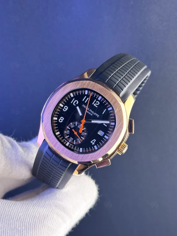 Patek Philippe Aquanat Chronograph Replika - Rose Gold