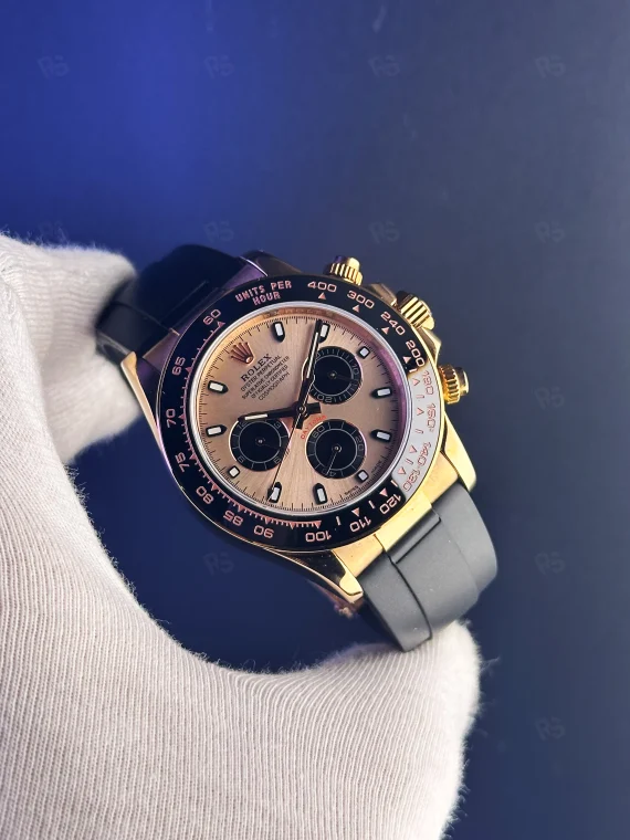 Rolex Daytona Oysterflex – Açık Mekanizmalı Rose Gold & Şampanya Kadran
