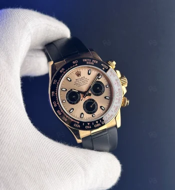 Rolex Daytona Oysterflex – Açık Mekanizmalı Rose Gold & Şampanya Kadran