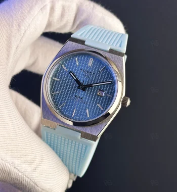 Tissot PRX Ice Blue – Powermatic 80 Otomatik Mekanizma | Mavi Kayış