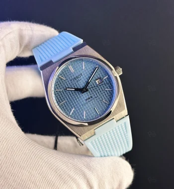 Tissot PRX Ice Blue – Powermatic 80 Otomatik Mekanizma | Mavi Kayış