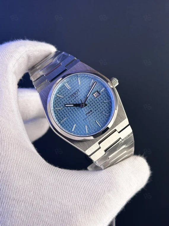 Tissot PRX Ice Blue Çelik – Powermatic 80 Otomatik Saat | Premium Kalite