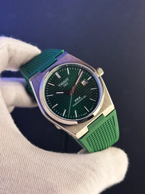 Tissot PRX Powermatic 80 – Orijinal Mekanizmalı Saat | Yeşil Kadran