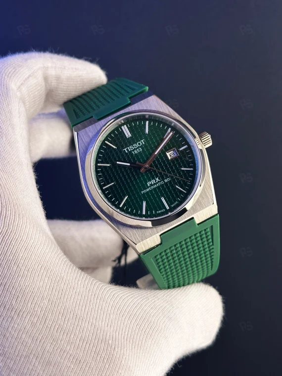 Tissot PRX Powermatic 80 – Orijinal Mekanizmalı Saat | Yeşil Kadran