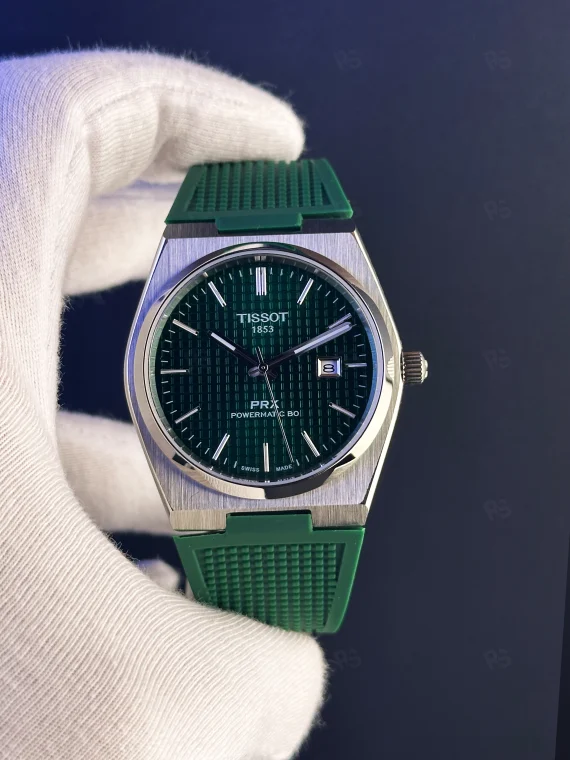 Tissot PRX Powermatic 80 – Orijinal Mekanizmalı Saat | Yeşil Kadran