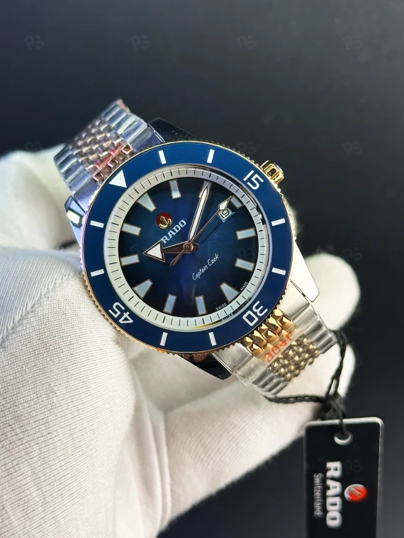 Rado Captain Cook Erkek Saati – Mavi Kadran & Seramik Bezel