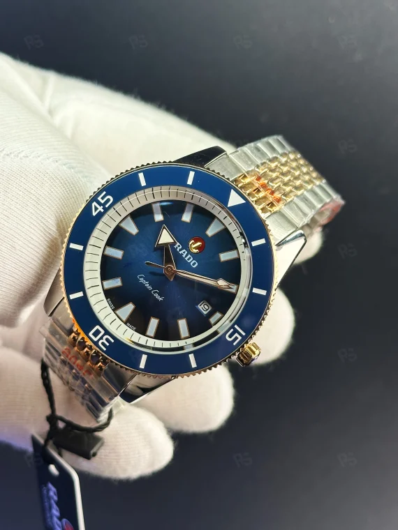Rado Captain Cook Erkek Saati – Mavi Kadran & Seramik Bezel