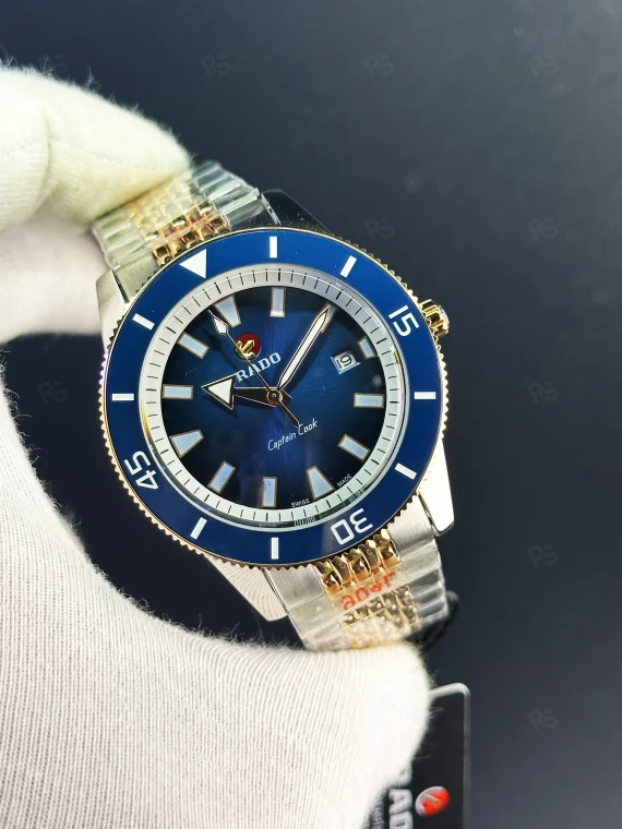 Rado Captain Cook Erkek Saati – Mavi Kadran & Seramik Bezel