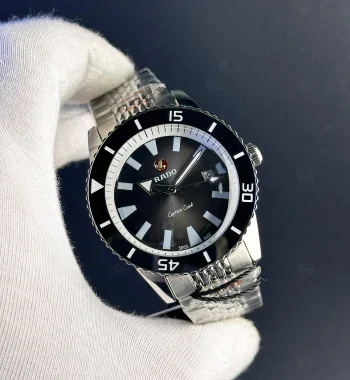 Rado Captain Cook Erkek Saati – Siyah Kadran & Çelik Bilezik