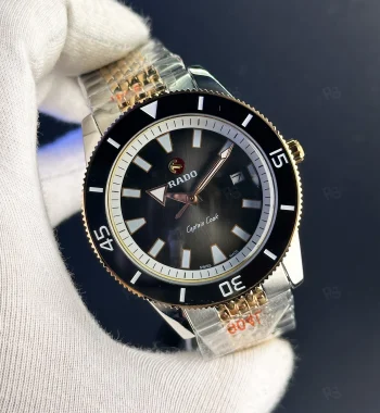 Rado Captain Cook Erkek Saati – Siyah Kadran & Seramik Bezel