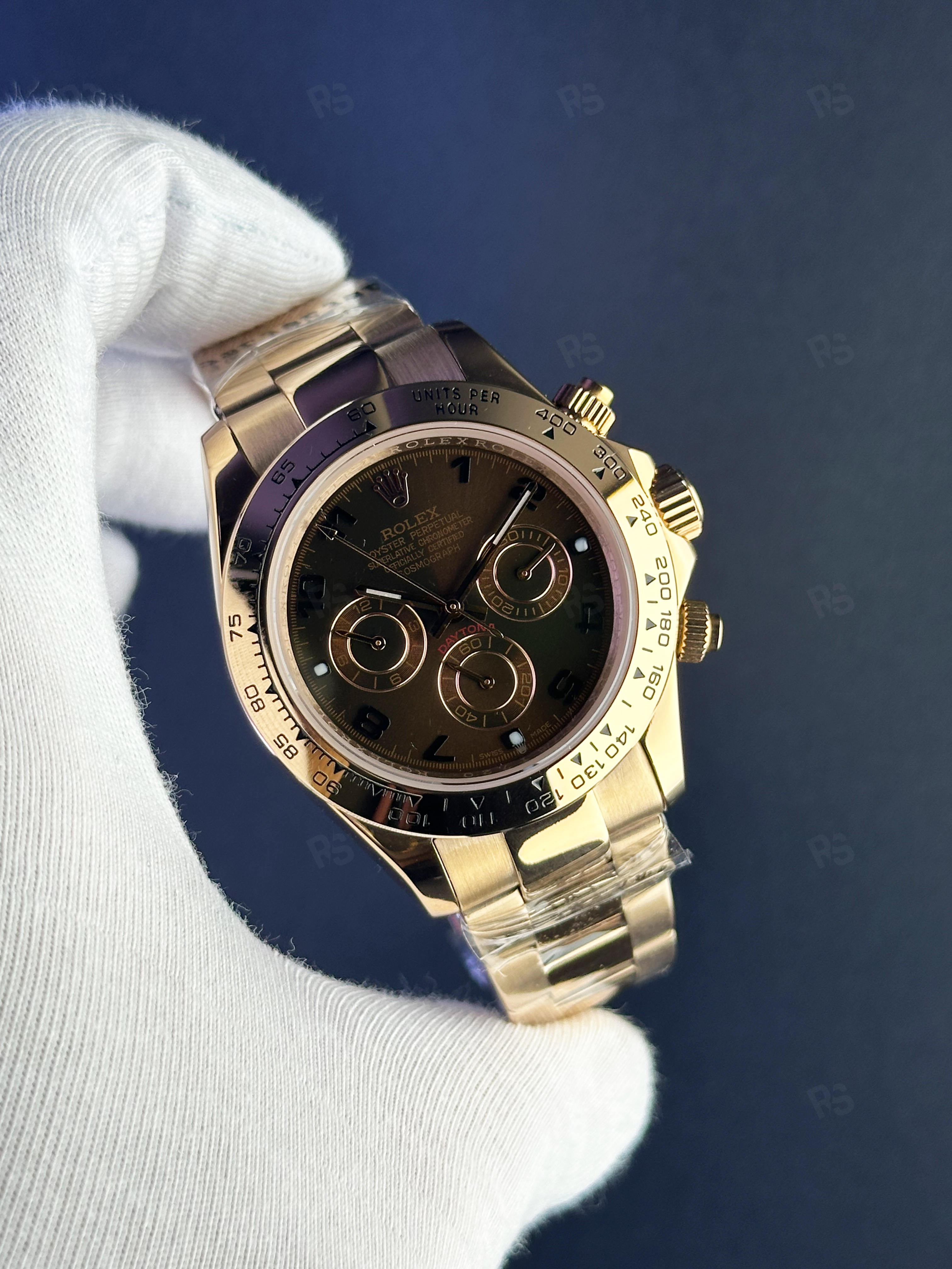 Rolex Daytona Chocolate Arabic Ceramic 116515 Rose Gold (2) Rolex Daytona 116515 erkek saati