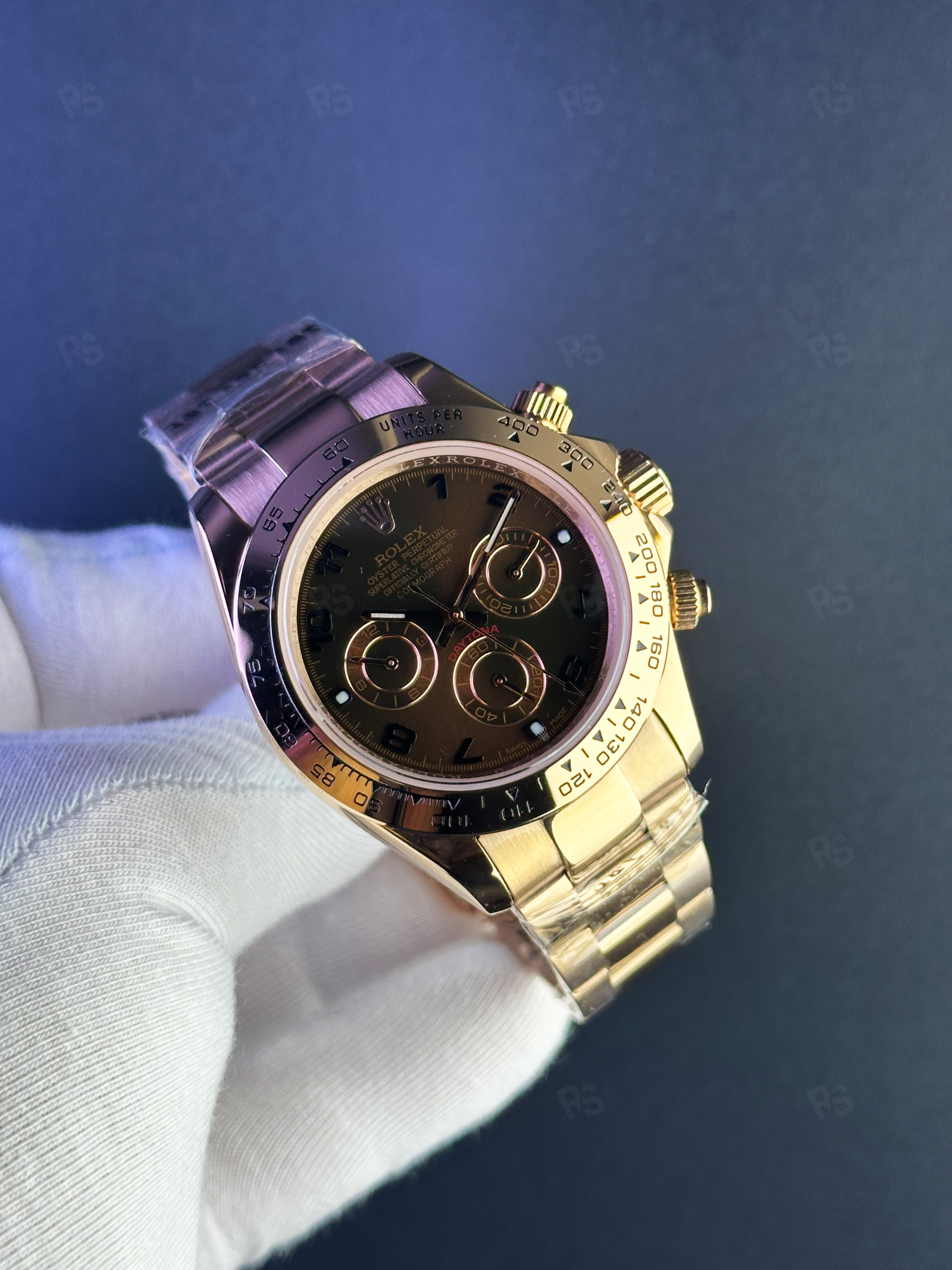 Rolex Daytona Chocolate Arabic Ceramic 116515 Rose Gold (5) Rolex Daytona 116515 erkek saati