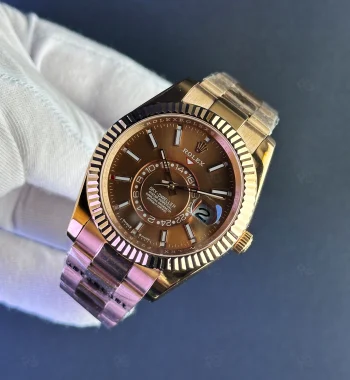 Rolex Sky-Dweller Erkek Saat – Kahverengi Kadran