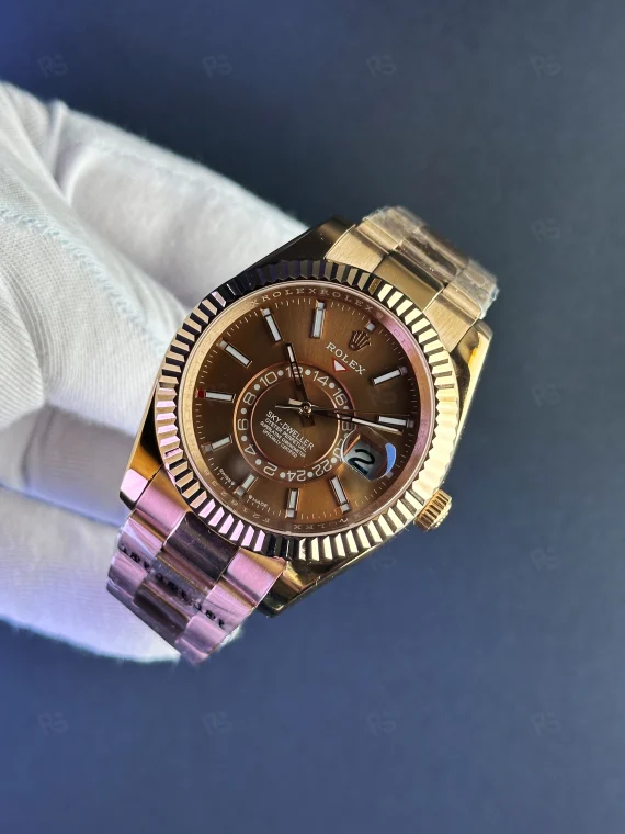 Rolex Sky-Dweller Erkek Saat – Kahverengi Kadran