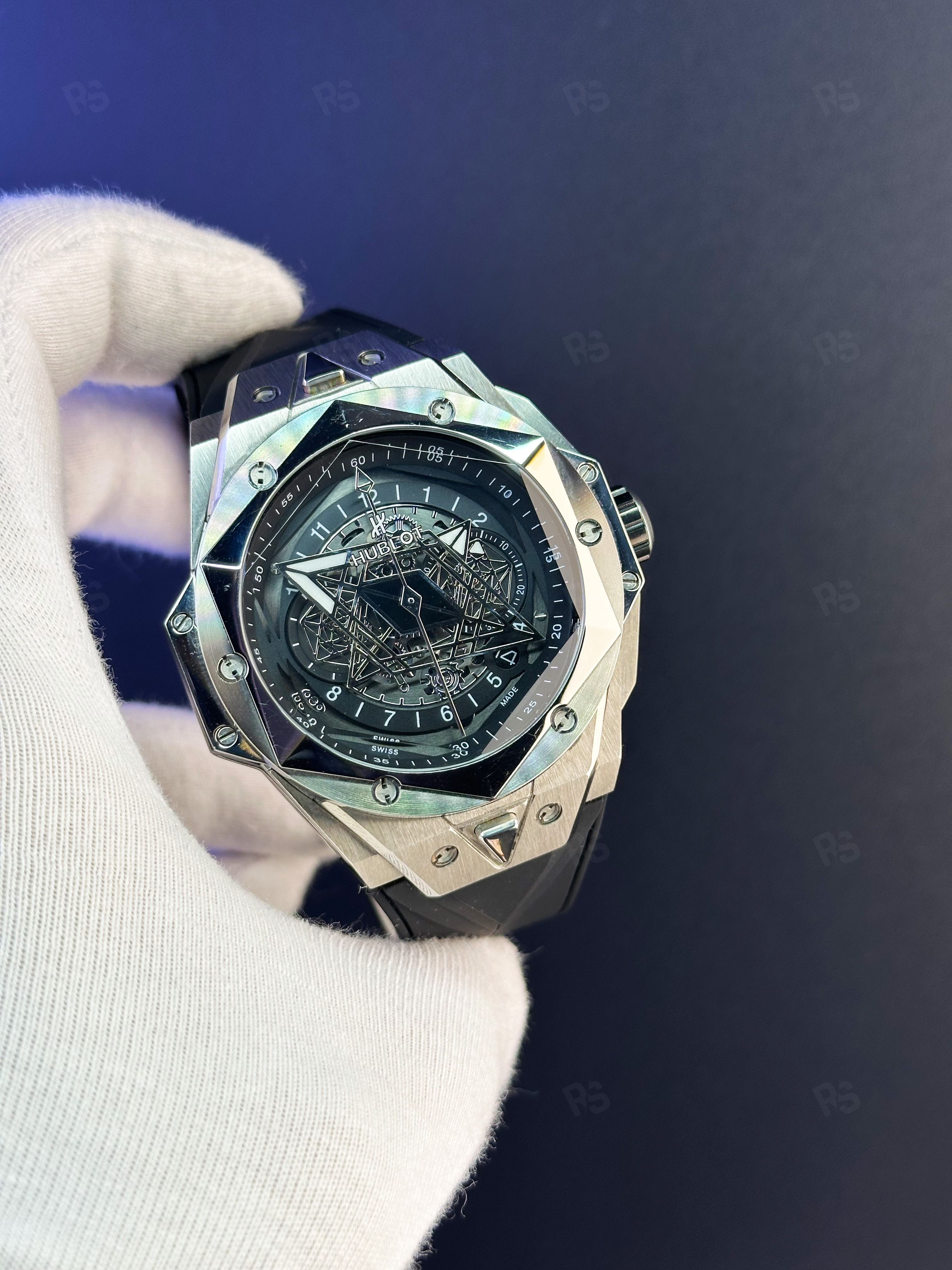 Hublot Big Bang Sang Bleu II Titanium – Otomatik Erkek Saati (2)