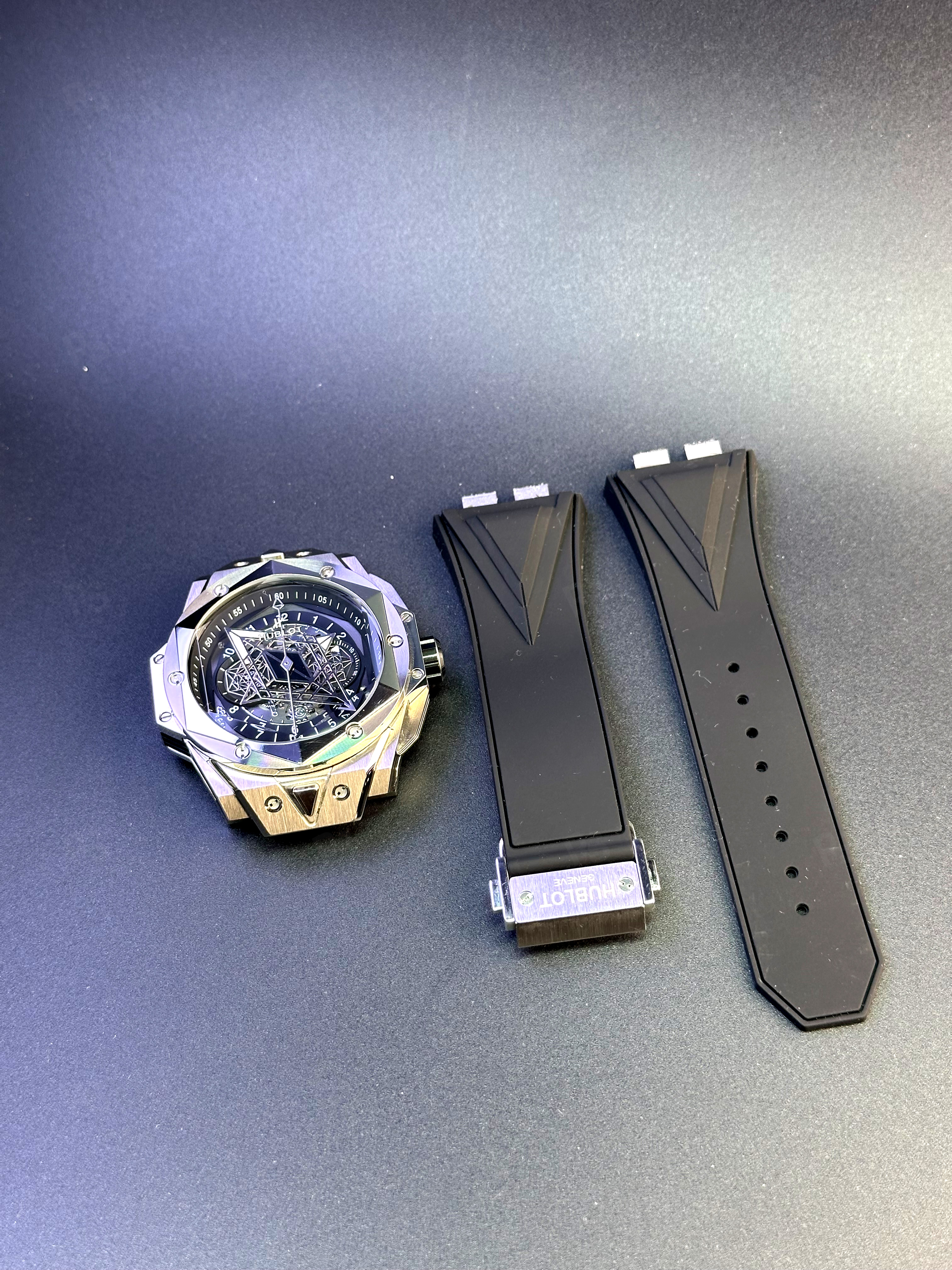 Hublot Big Bang Sang Bleu II Titanium – Otomatik Erkek Saati (7)