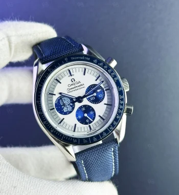 Omega Speedmaster Silver Snoopy Quartz Pilli Erkek Saati