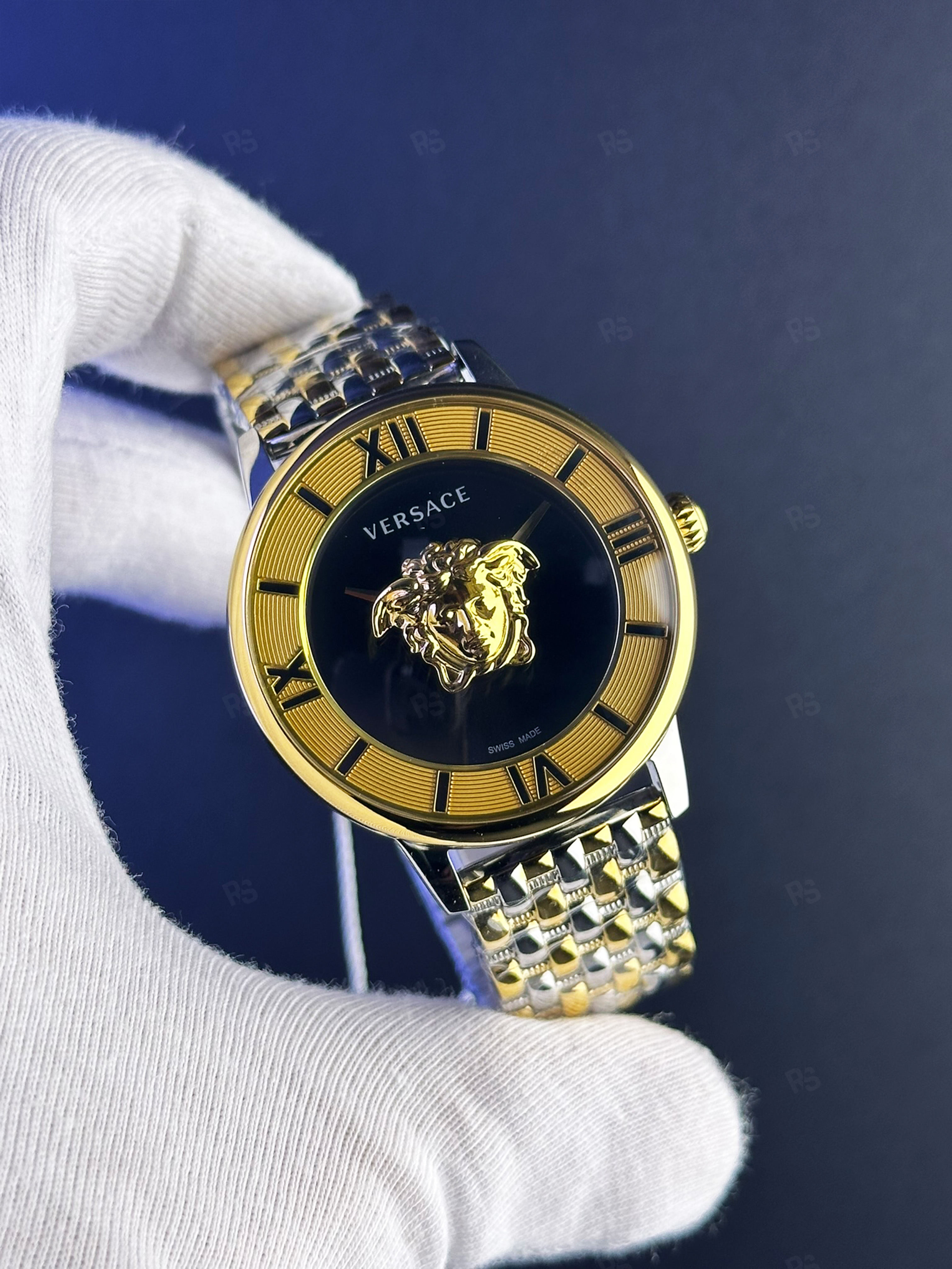 Versace Medusa Icon Nero Gold Premium Kadın Saat (3)
