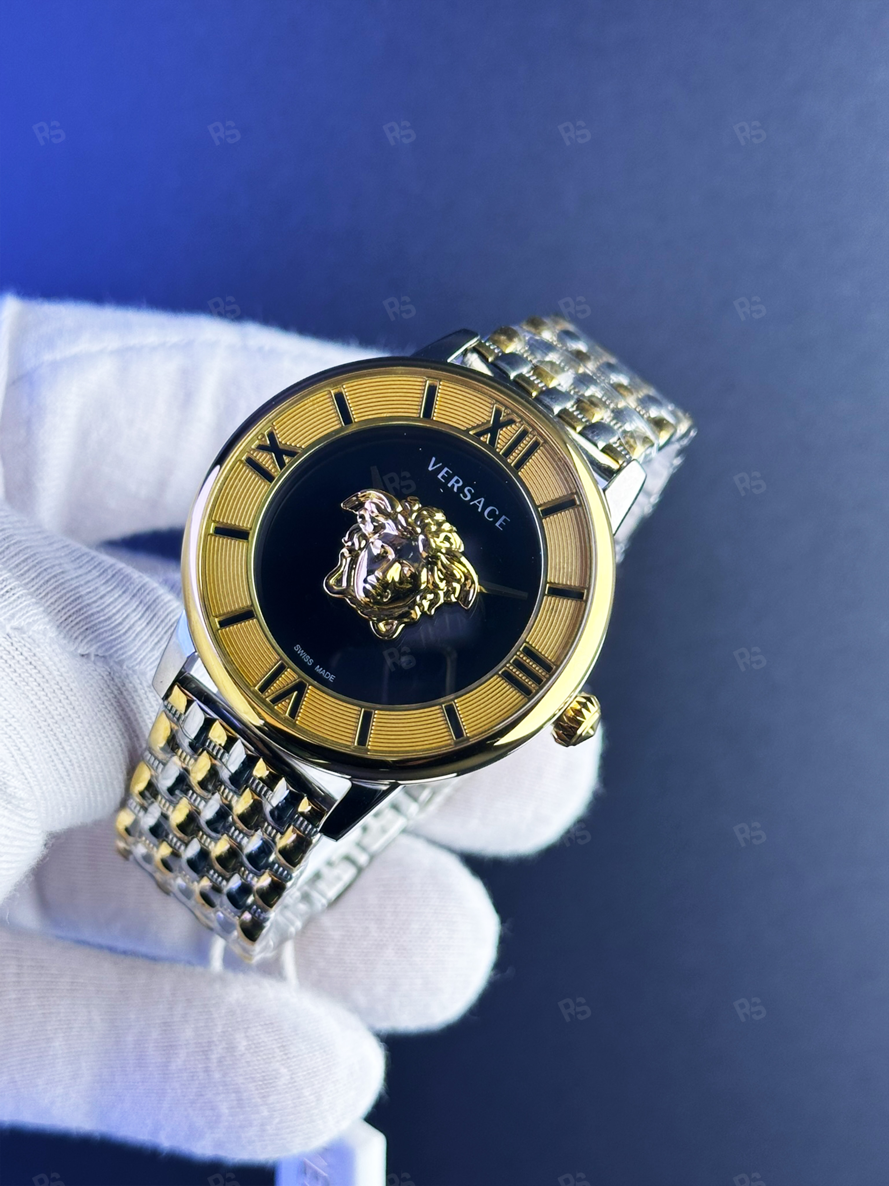 Versace Medusa Icon Nero Gold Premium Kadın Saat (4)