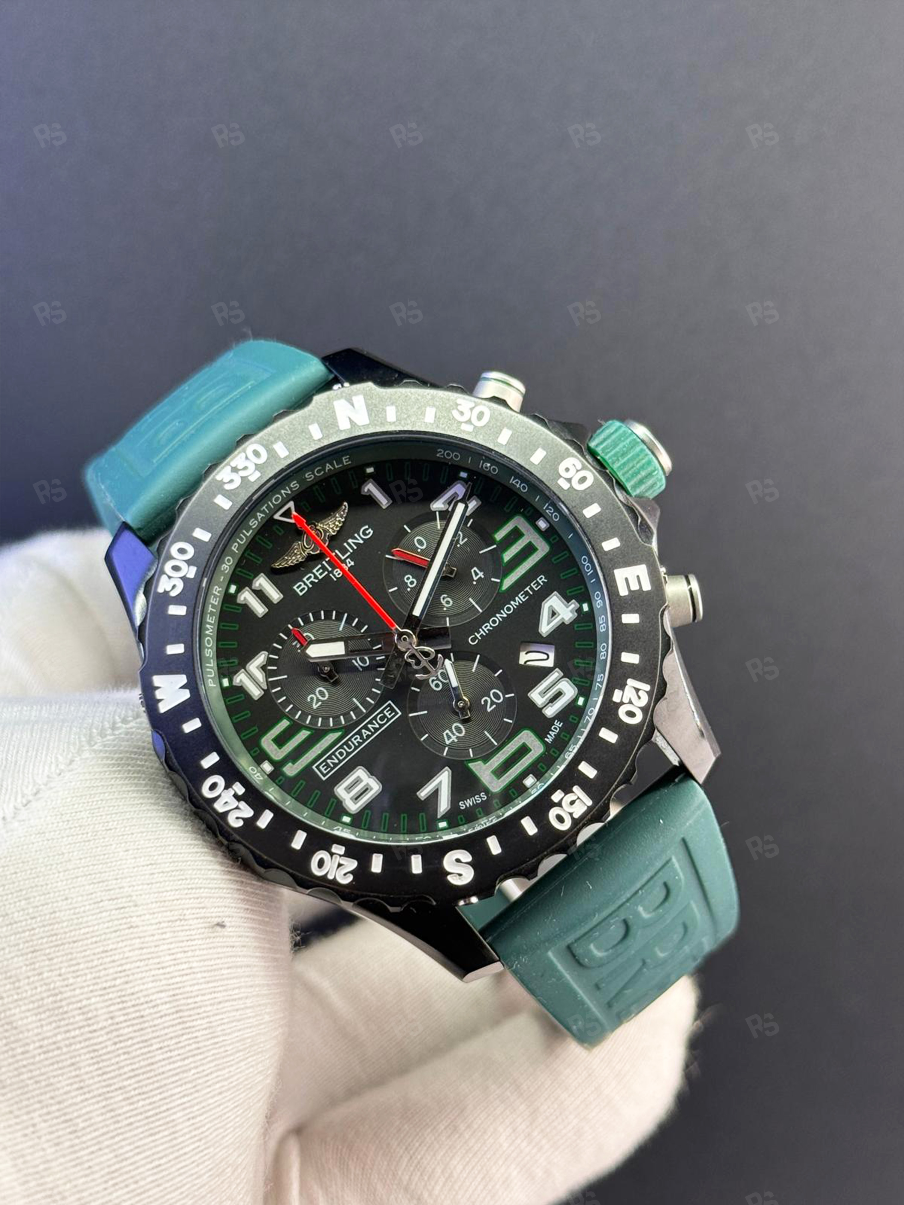 Breitling Endurance Pro Green Edition Otomatik A+ Premium (1)