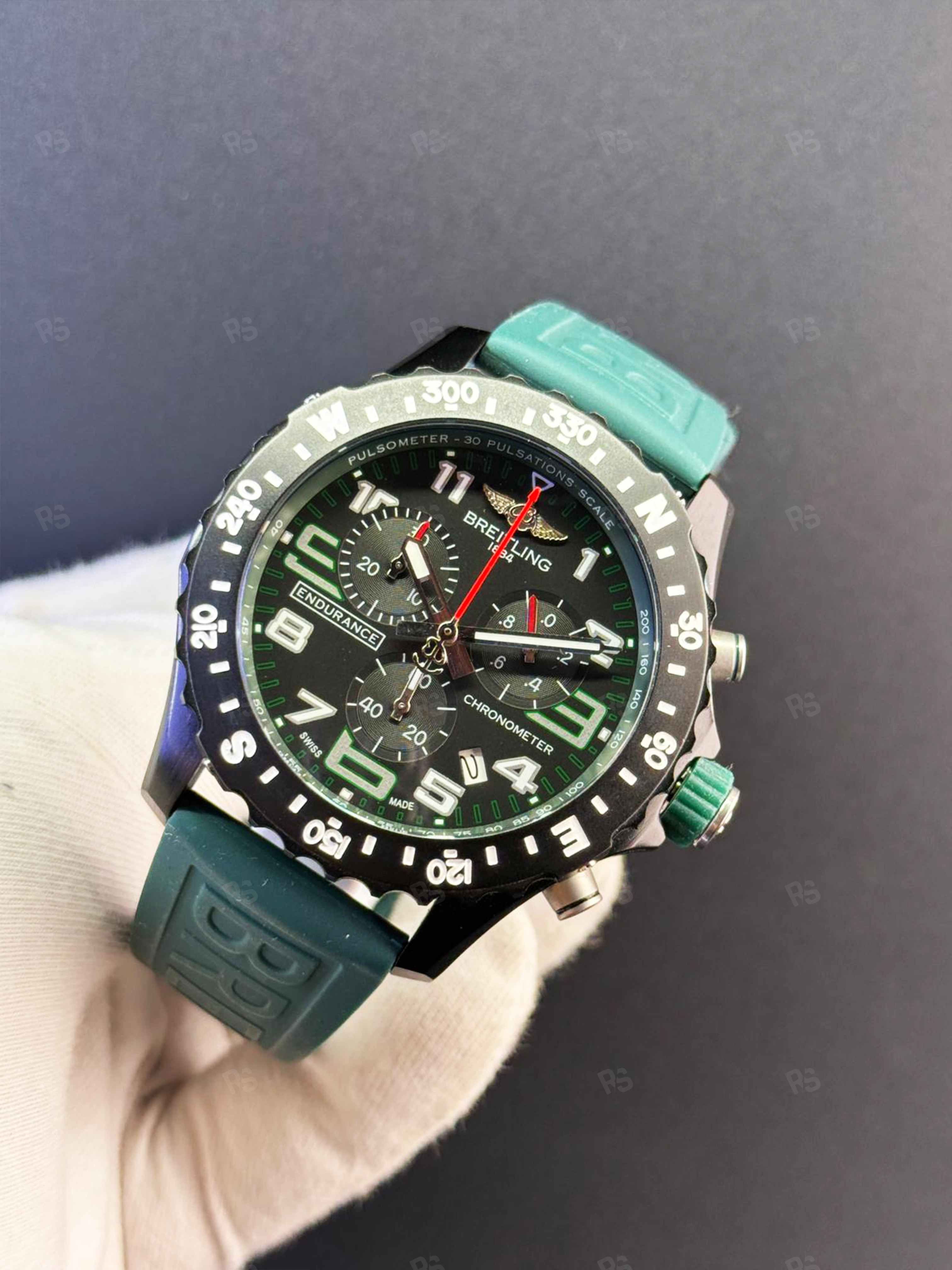 Breitling Endurance Pro Green Edition Otomatik A+ Premium (5)