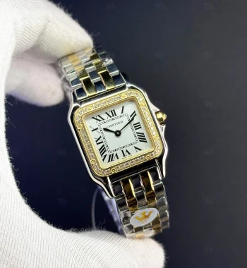 Cartier Panthère Two Tone Diamond Kadın Quartz A+ Premium