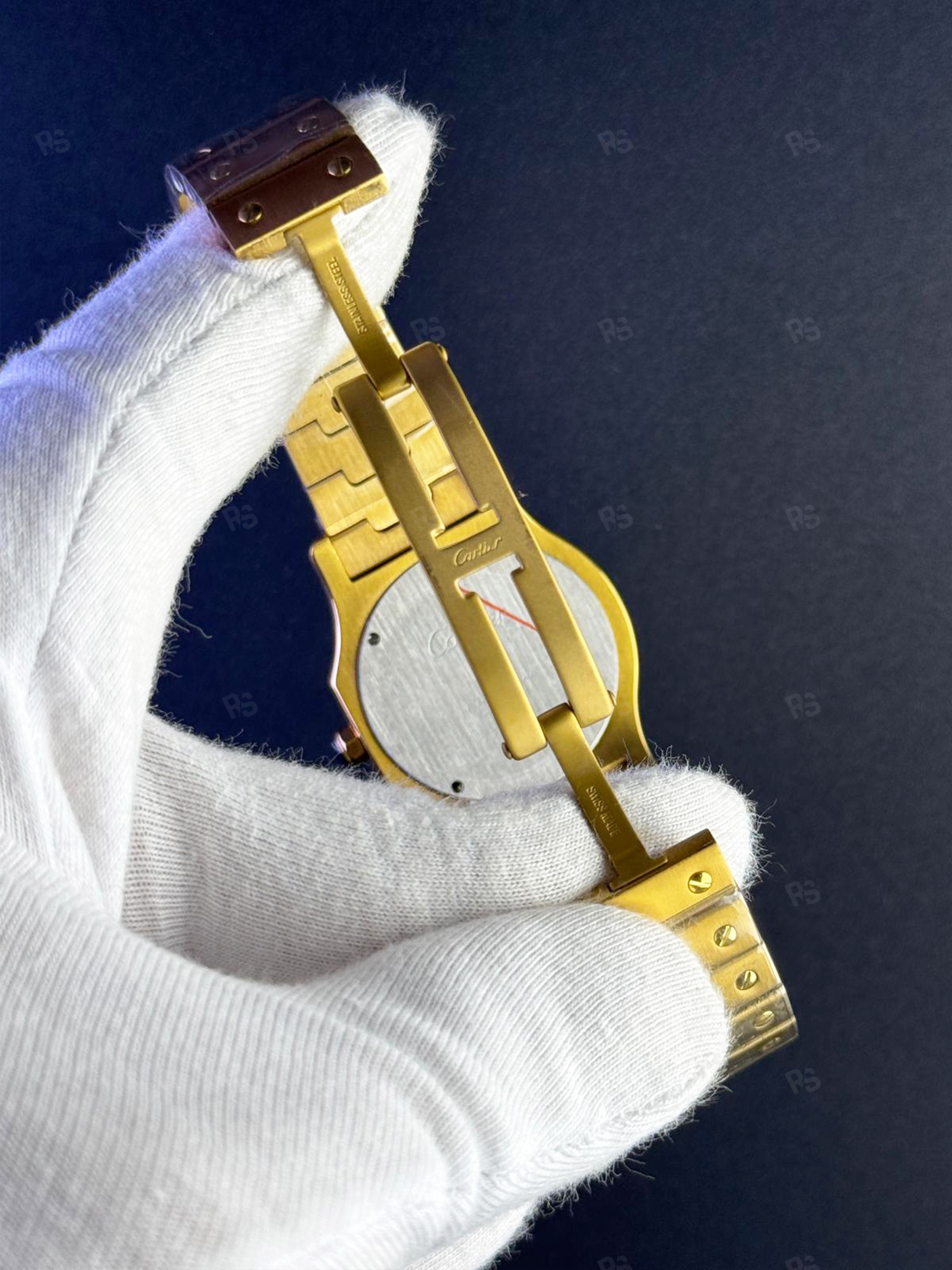 Cartier Santos Galbée Diamond Kadın Quartz A+ Premium (1)