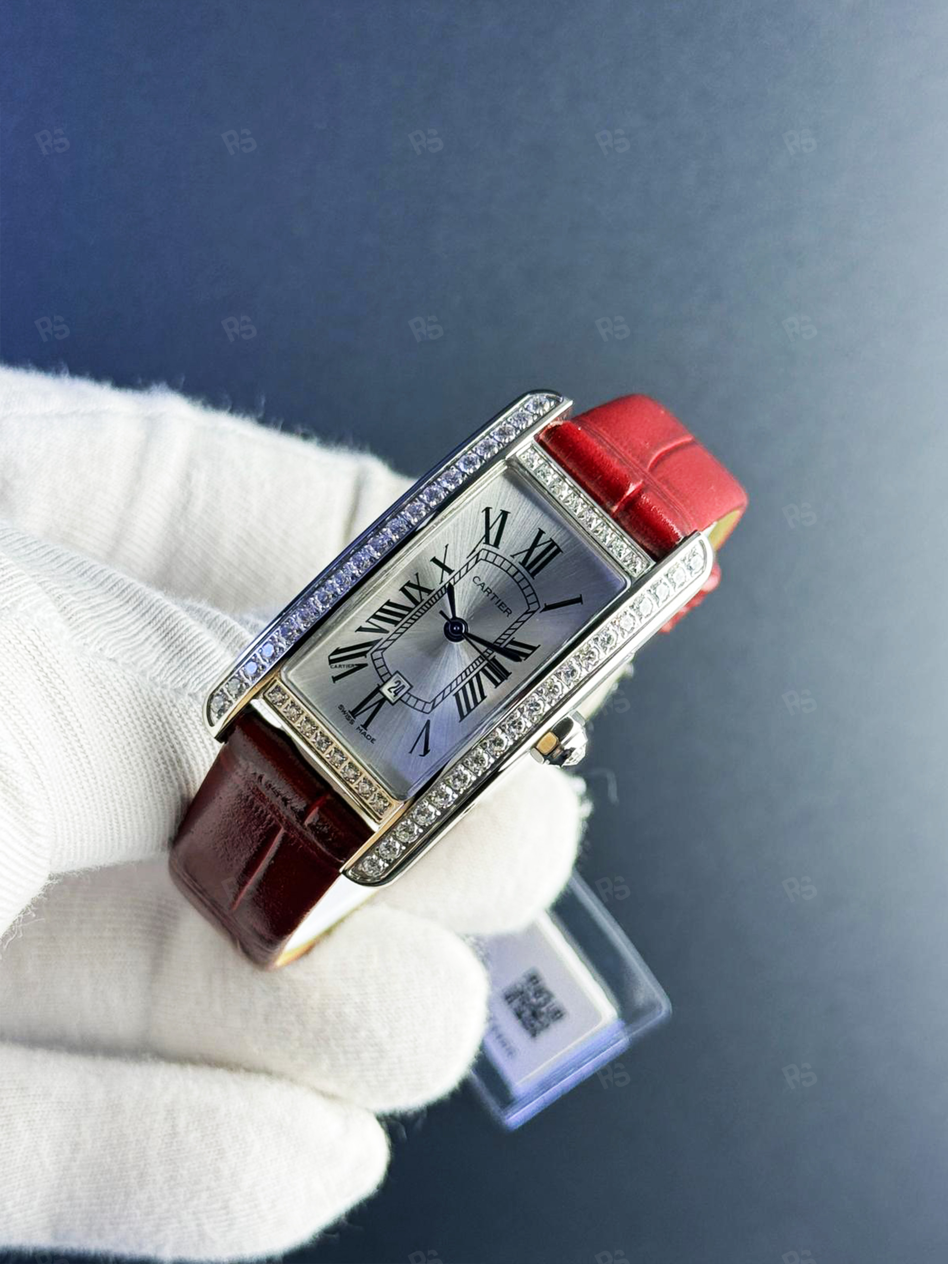 Cartier Tank Américaine Diamond Kadın Quartz A+ Premium (3)