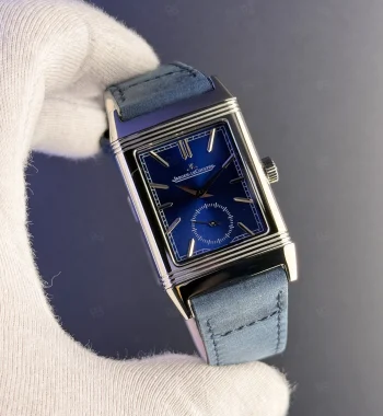 Jaeger-LeCoultre Reverso Classic Blue Quartz – Premium Kalite Erkek Kol Saati