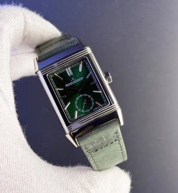 Jaeger-LeCoultre Reverso Green Dial Quartz | Premium Kalite | 316L Çelik