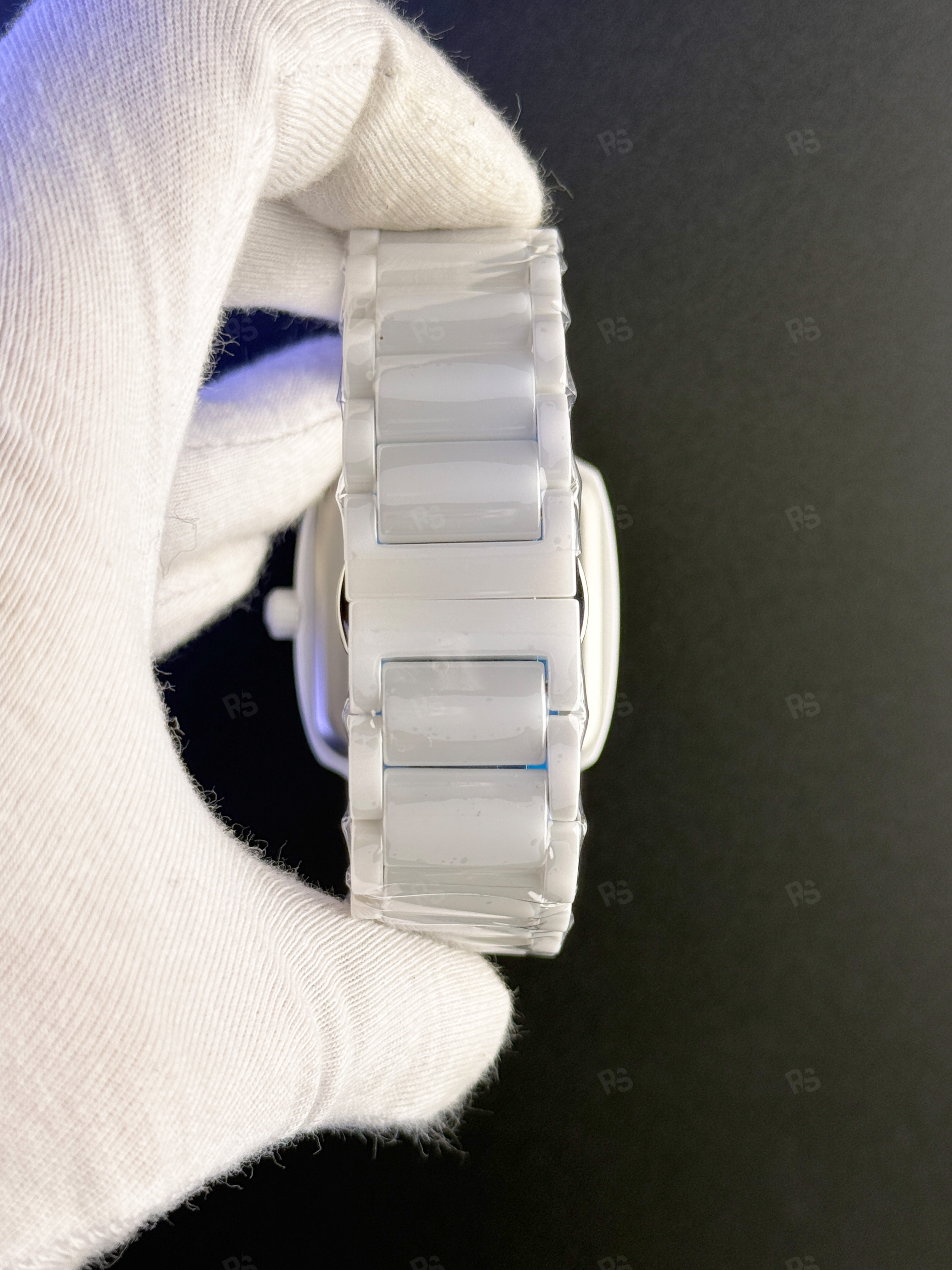 Rado Skeleton Beyaz Seramik Otomatik Saat – Şeffaf Mekanizma (Erkek) (6)