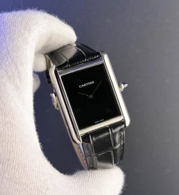 Cartier Tank 32 mm Erkek Kol Saati | Quartz Pilli Mekanizma | Klasik Dikdörtgen Tasarım
