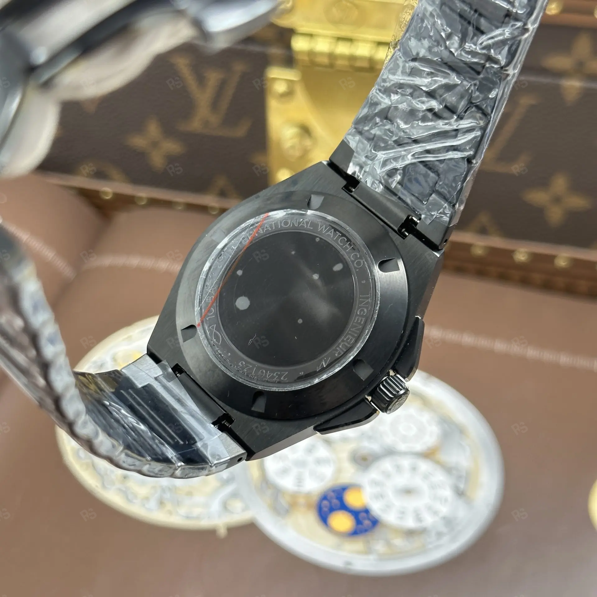 IWC Ingenieur – Siyah Kadran Otomatik Mekanizma – V7 Factory Super Clone 40mm – Calibre 32111 (4)