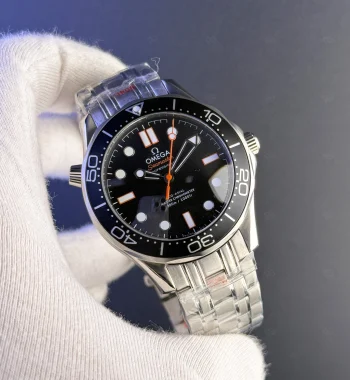 Omega Seamaster Erkek Saati 42mm Siyah Kadran – 316L Çelik Kasa