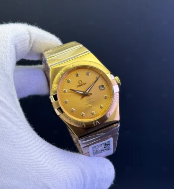 Omega Constellation Erkek Saati 41mm Şampanya Kadran | Yellow Gold Kasa