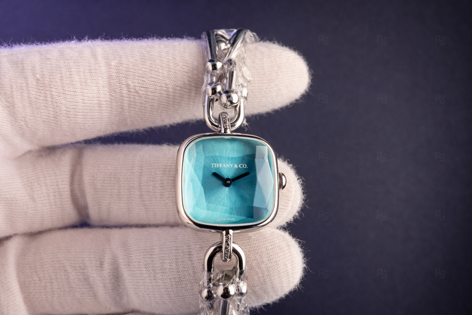 Tiffany & Co. Atlas HardWear Kadın Saati 24mm Mavi Kadran Zincir Kordon-radikalsaat-replikasaat-replika-saat (2)