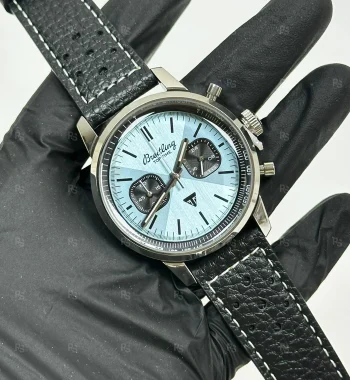 Breitling Top Time Erkek Saati 42mm Paslanmaz Çelik | Ice Blue Sunray Kadran