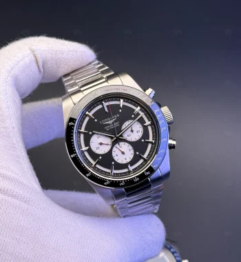 Longines Conquest Chronograph Siyah Panda Kadran Otomatik Erkek Saati