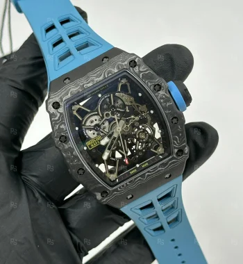 Richard Mille RM35-02 Rafa Erkek Saati 45mm Siyah Karbon Kasa
