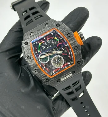Richard Mille RM50-03/PRO2 McLaren Turuncu Kadran Karbon Kasa Erkek Saati