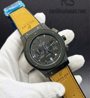 Hublot Classic Fusion Chronograph Siyah Kasa Siyah Kadran Quartz Erkek Saati