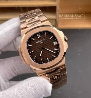 Patek Philippe Nautilus 5711/1R-001 Rose Gold Chocolate Dial DD Factory Super Clone