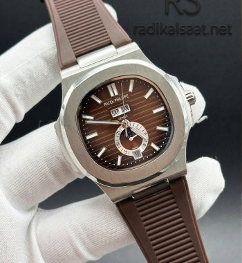 Patek Philippe Nautilus Annual Calendar Kahverengi Kadran Erkek Saati