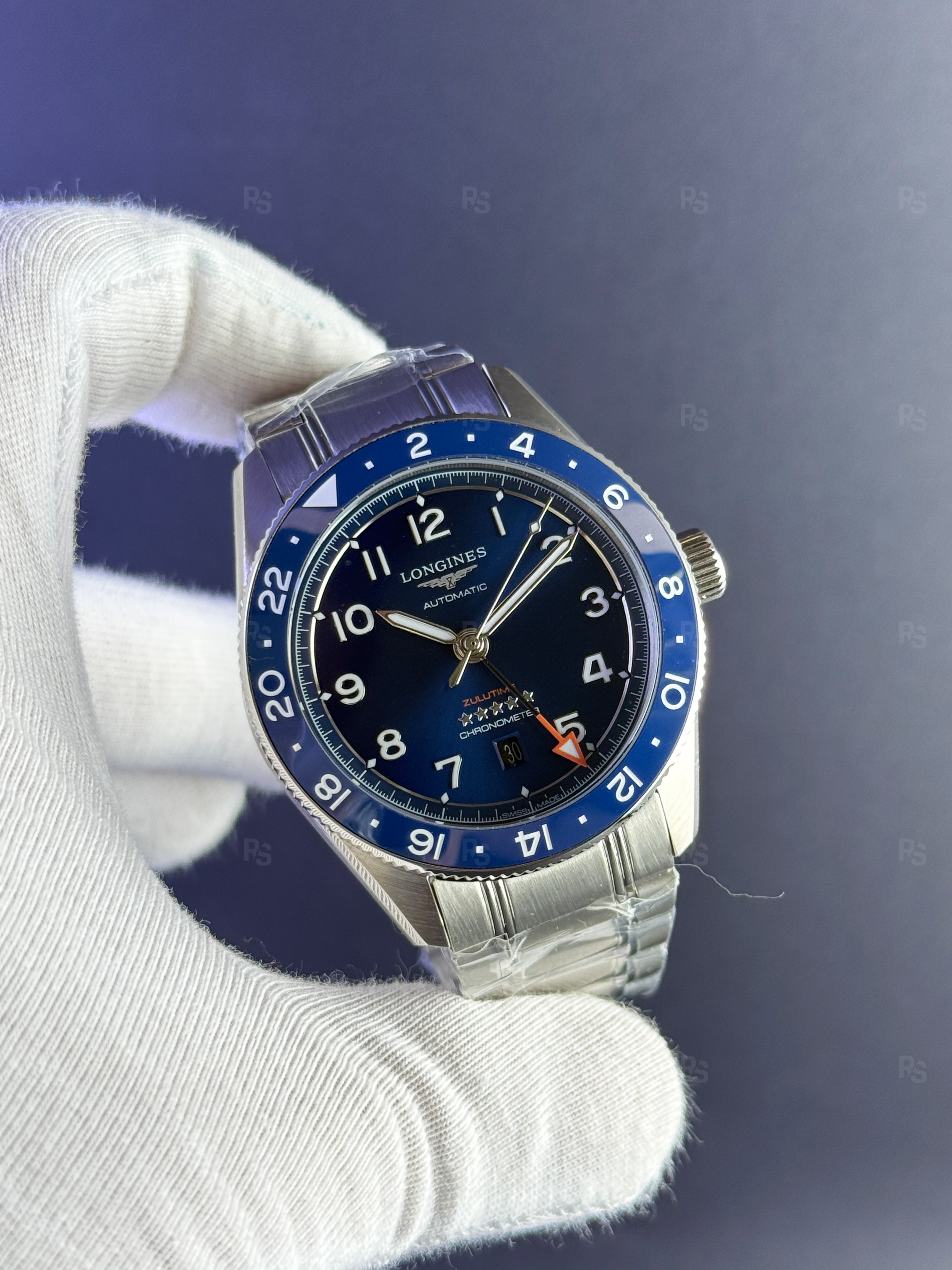 Longines-Zulu-Time-Mavi-Kadran-Mavi-Seramik-Bezel-Otomatik-Erkek-Saati-radikalsaat-replikasaat (1)
