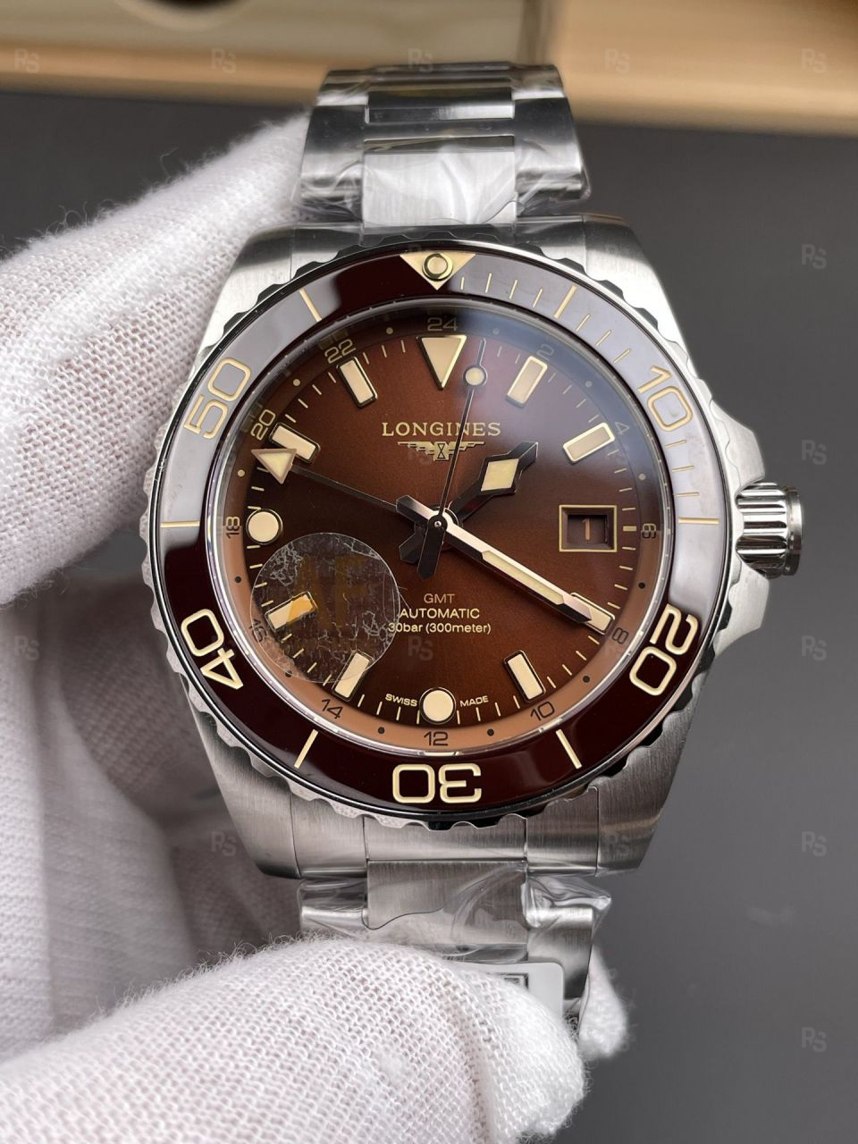 Longines-HydroConquest-Brown-Kadran-GMT--2892-Super-Clone-etasaat-eta-saat-radikalsaat-Longines-etasaat (4)