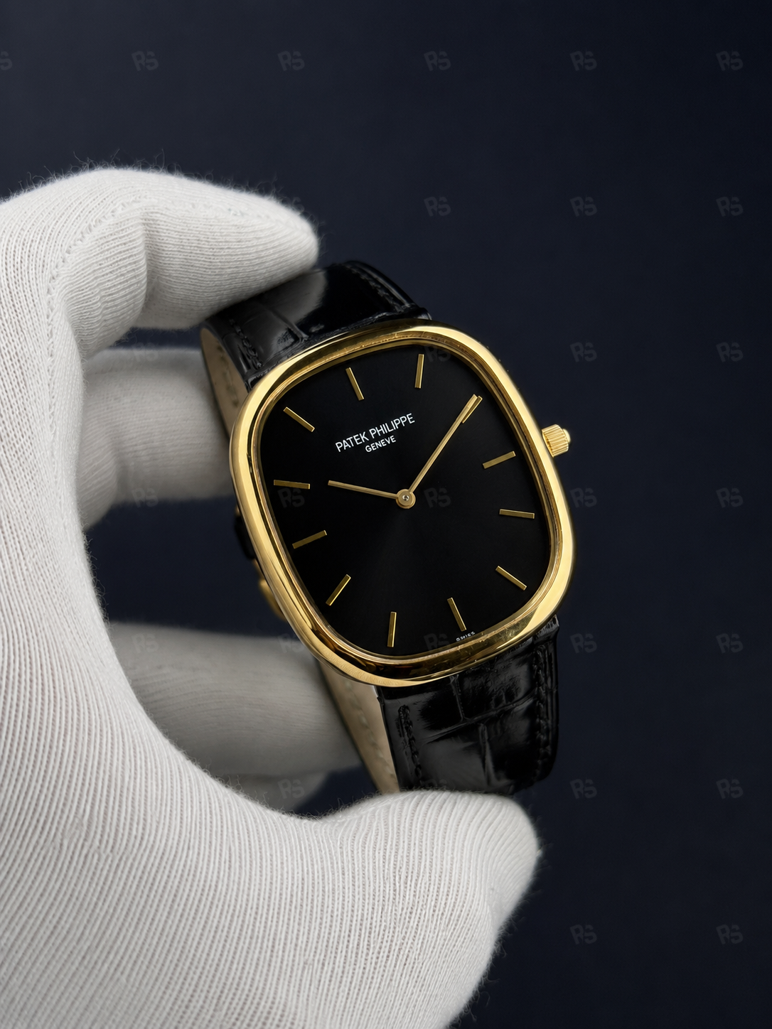 Patek-Philippe-Ellipse-38mm-Quartz-siyah-Kadran-siyah-kordon-replikasaat-radikalsaat